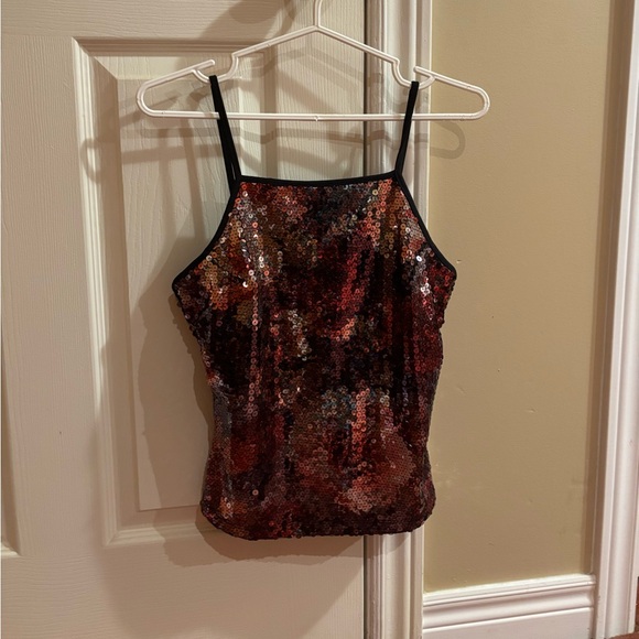 Vintage 90’s sparkly jewelled roses party top. - Picture 3 of 4